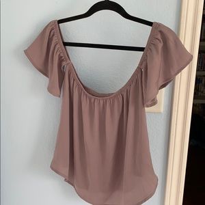 American Eagle Outfitters off the shoulder blouse